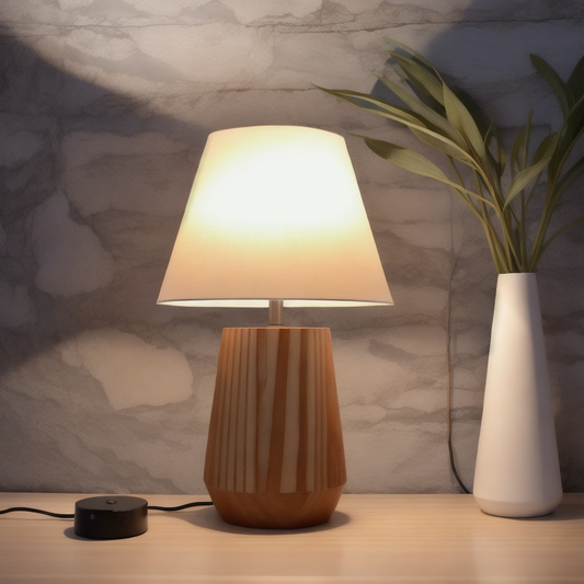Rosewood Table Lamp